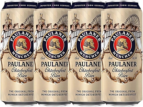 Kit 4 Cervejas Paulaner Edição Especial Oktober Bier 500ml
