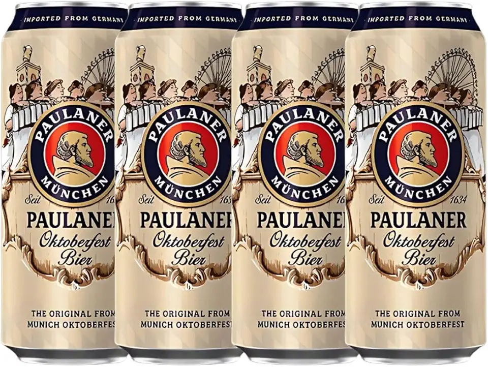Kit 4 Cervejas Paulaner Edição Especial Oktober Bier 500ml