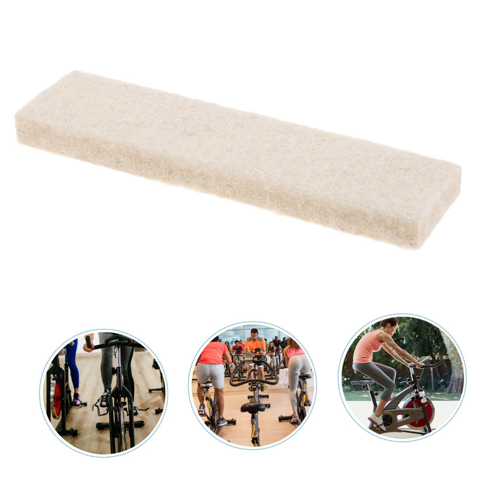 Mipcase 10 Sztuk Filcowe Klocki Hamulcowe Rower Treningowy Hamulce Siłownia Rower Klocek Hamulcowy Fitness Klocek Hamulcowy Rower Klocki Hamulcowe Rower Fitness Blok Hamulcowy Rower
