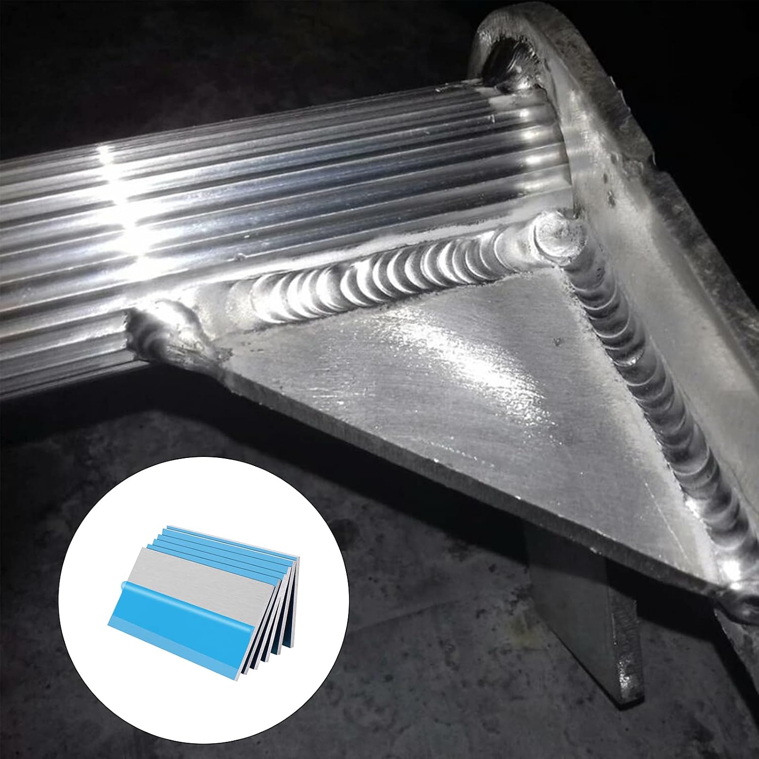 Welding Coupons- 6Pack 6061 T651 Aluminum Sheet Metal 2" X 4" X 0.125Inch Flat Plain Small Aluminum Plate Weld Practice kit for MIG, TIG, Stick, Arc, Gas, Brazing, Welding Practice kit for Beginners