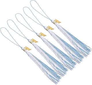 VILLCASE 6 Pçs Chapéu De Borla Memorial Chaveiro Suprimentos Acessórios Enfeitados Cordão De Honra De Formatura Pingente De Formatura 2021 Pingente De Borla De Formatura Pingente De