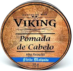 Pomada de Cabelo Efeito Molhado Viking - 50g