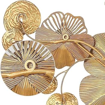 Operitacx 6pcs Gold Wall Decor -Metal Wall Decor Aesthetic- Gold Room Decor