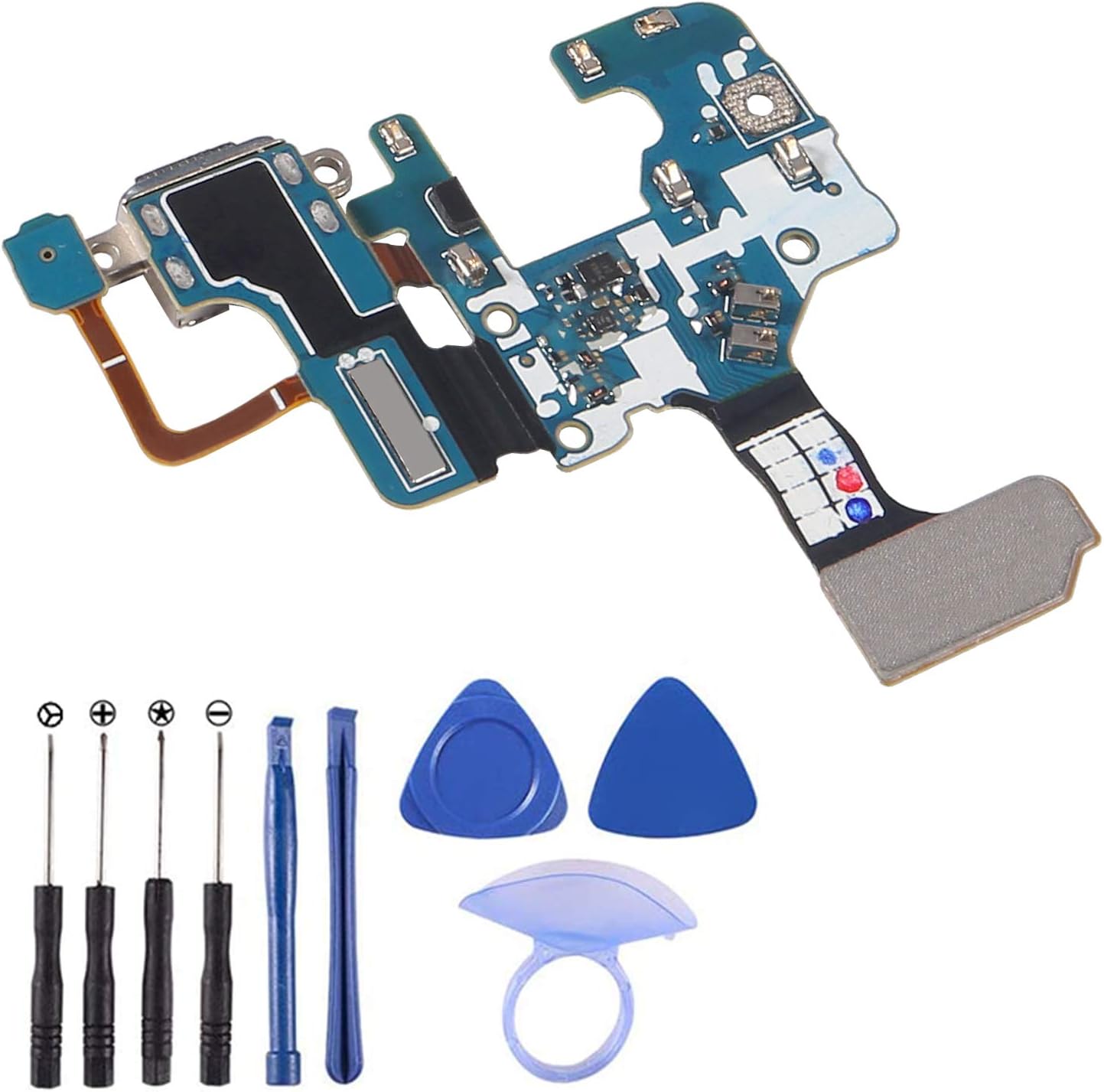 for Note 8 USB Charging Port Flex Cable Replacement for Samsung Galaxy Note 8 N950U (All USA Carriers)+Tools (for Note 8 N950U)