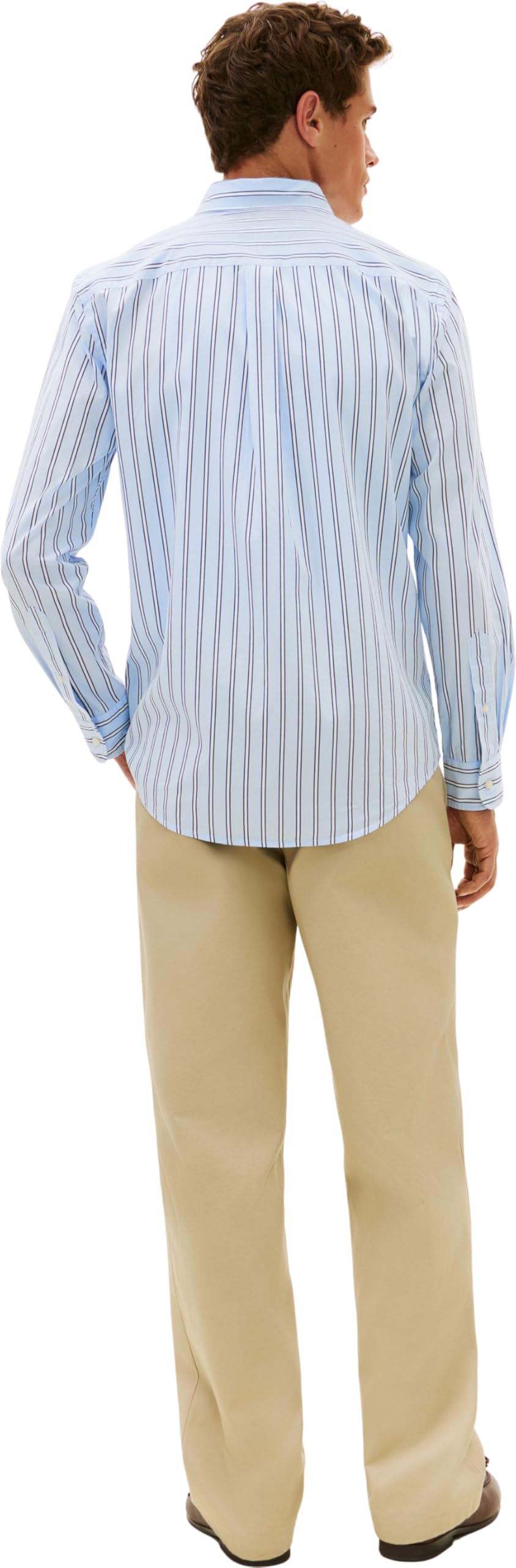 Tommy Hilfiger Herren Flex Poplin Bold Stripe Rf Shirt Mw0mw39159 L/S Shirt (1er Pack)