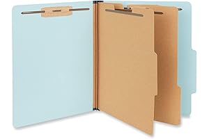 Six-Section Classification Folders: Organization and Efficiency Redefined