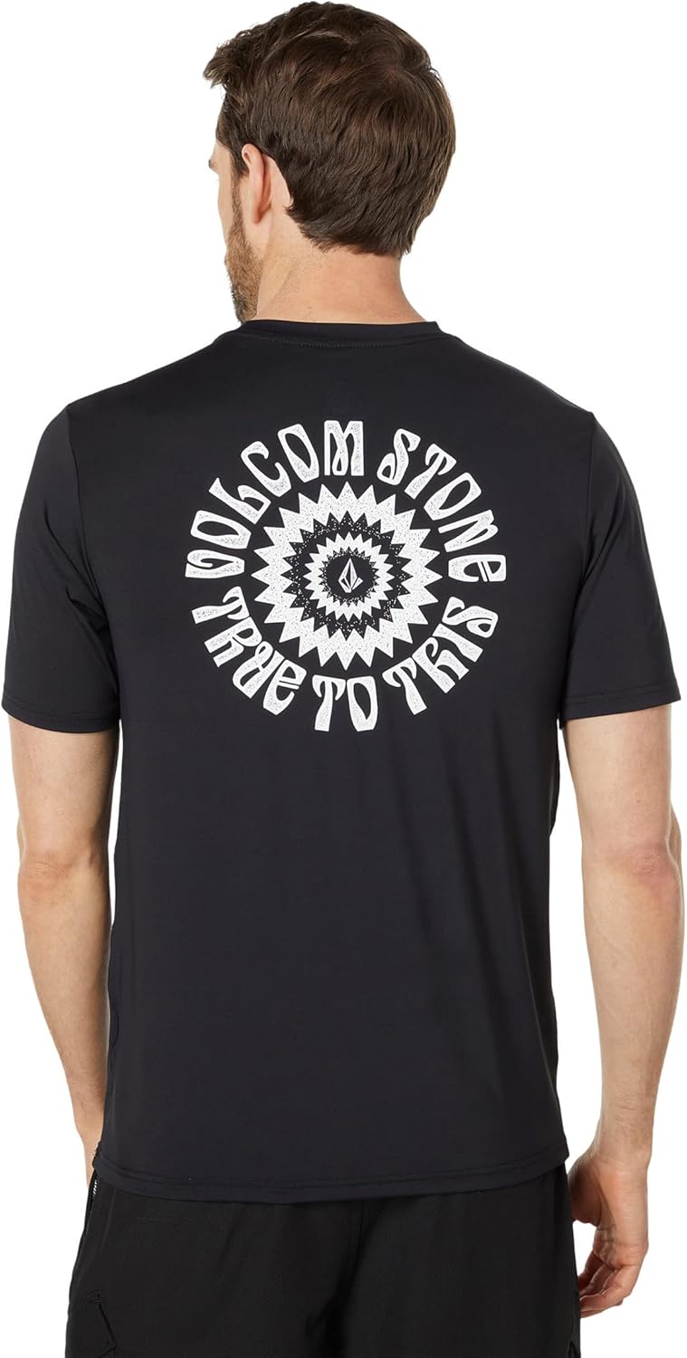 Volcom mens Standard Upf 50+ Short Sleeve Loose Fit Rashguard