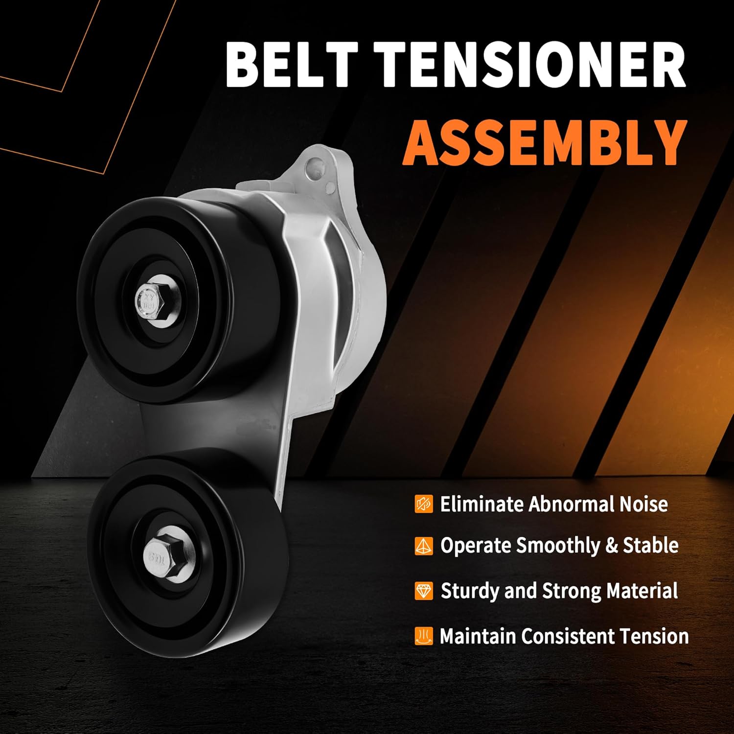 90K-39142 Serpentine Belt Tensioner Kit Fit for Honda Odyssey 2011-2017, Pilot 2012/2015, Ridgeline 2012-2014, Crosstour 2012, 3.5L V6 Only