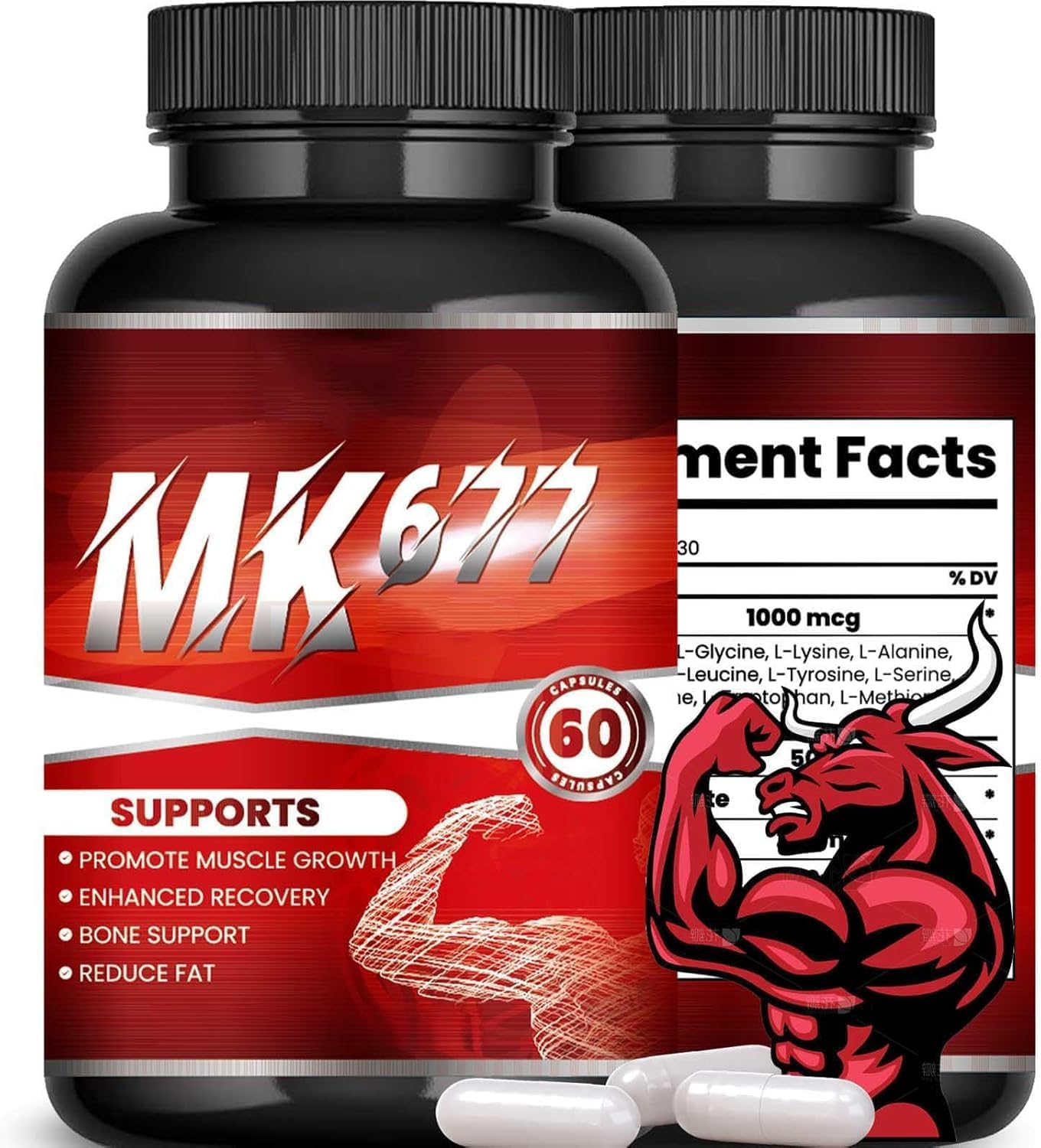 MK677 for Men & Women: Boost Exercise Recovery & Power Naturally，Enhance Workout Recovery and Maximize Power Output,1PCS