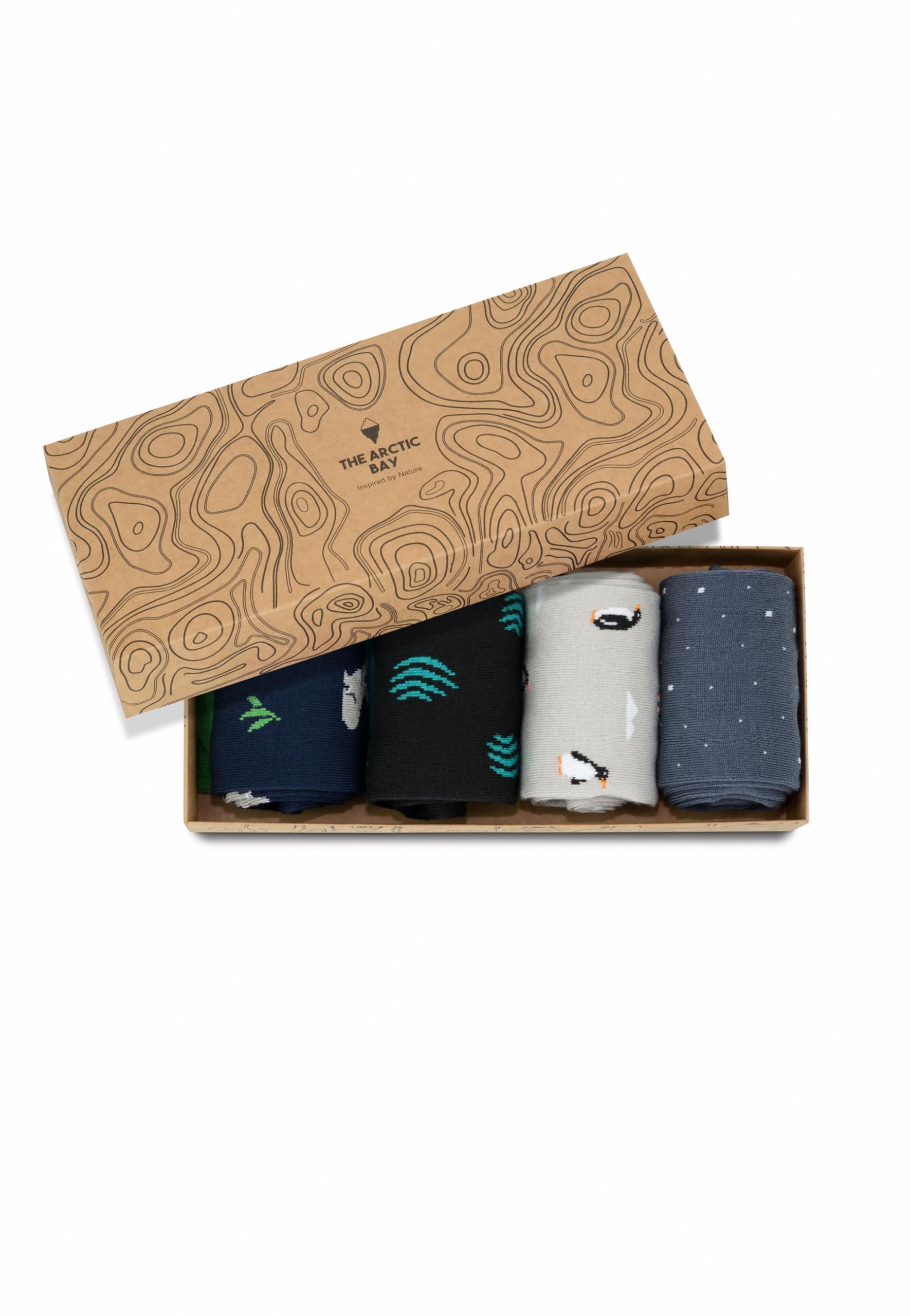 Confezione da 4 calzini - Austral Edition - Cotone Biologico - Doppio filo - Morbido, confortevole e resistente - Made in Italy