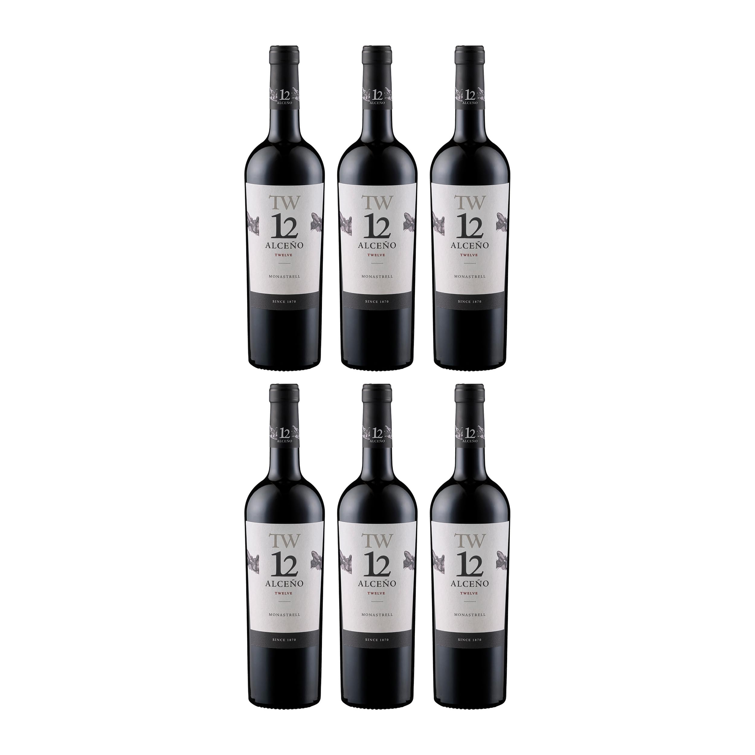 Alceño 12 meses TW Monastrell Rotwein Rot trocken BIO Spanien inkl. FeinWert E-Book (6 x 0.75 l)