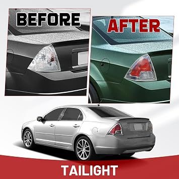 HECASA Left Outer Tail Light Compatible with 2006-2009 Ford Fusion S SE SEL