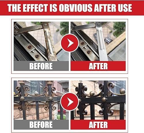 Miniatura 4 de Renovador de óxido, convertidor de óxido para metal, agente de conversión de óxido de 10.58 oz, convertidor de eliminación de óxido, pintura