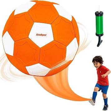 Size 4 Soccer Ball Curve and Swerve Soccer Training Soccer for Kids Ages 3-12 Toddler Indoor Outdoor Games Birthday Easter Gifts for Boys Girls Beginners Easter Basket Stuffers for Kids