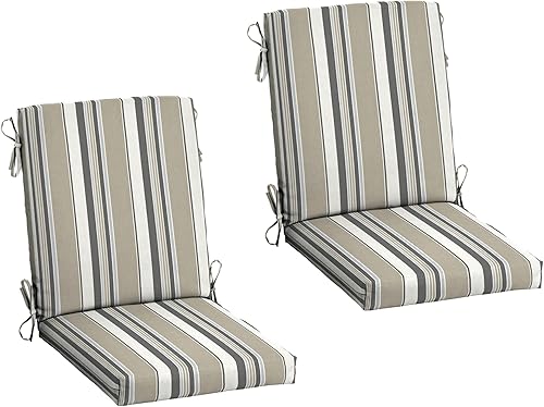 Miniatura 22 de Arden Selections- Cojín para sillas de comedor de exteriores earthFIBER, repelente al agua y resistente a la decoloración, 1 pieza, 20x20 pulgadas