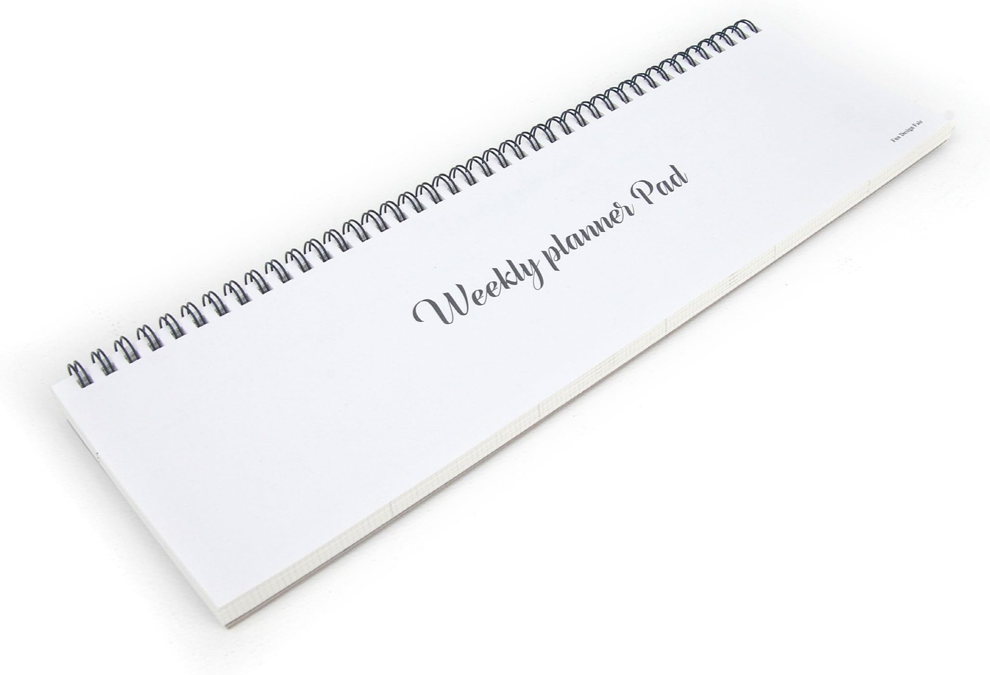 Weekly Planner Pad - Wirebound Undated Weekly Planner Pad, Weekly Scheduler Pad (White)