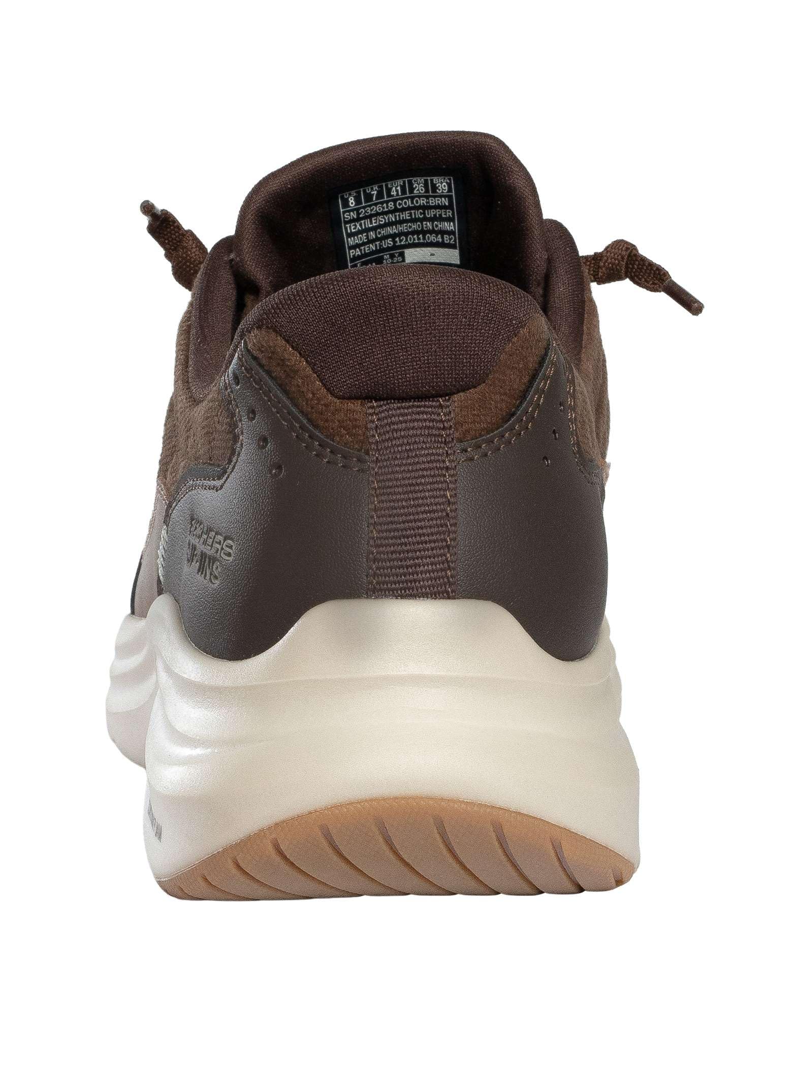 Skechers Sneakers Hombre Contour Foam - Cozy Fit Cordex Marron