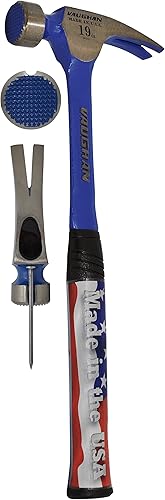 Miniatura 3 de Vaughan RCF2 - Martillo de acero Eagle California, 19 onzas, cara fresada, 16 pulgadas de largo.