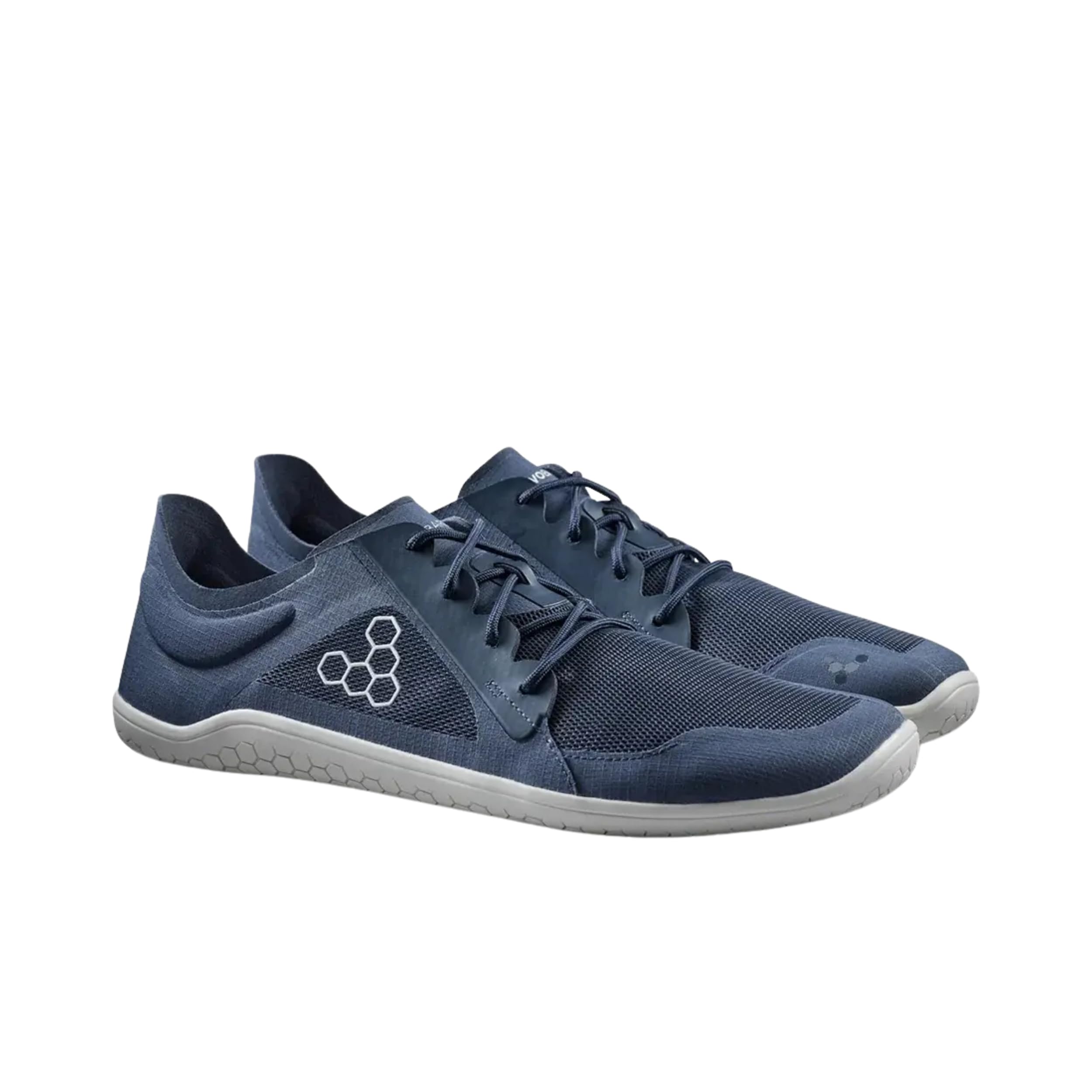 VIVOBAREFOOT Primus LITE IV Mens Obsidian Drop 1 (309253-01) Herren-Barefoot-Schuhe, schwarz, atmungsaktive Outdoor-Schnürschuhe, flach bis zum Knöchel, Mesh