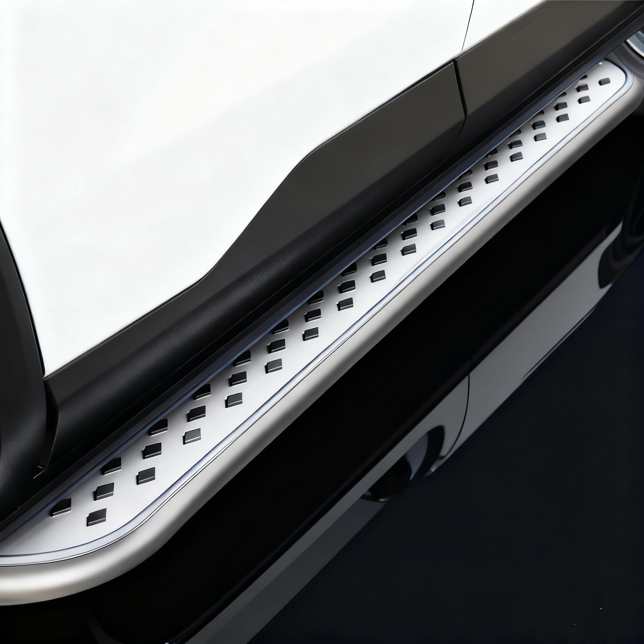 Heavy Duty Non-Slip Running Boards & Side Steps Fits Bz4x 2023-2025 Upgraded add-on step pedals for added side by side accessories and vehicle protection