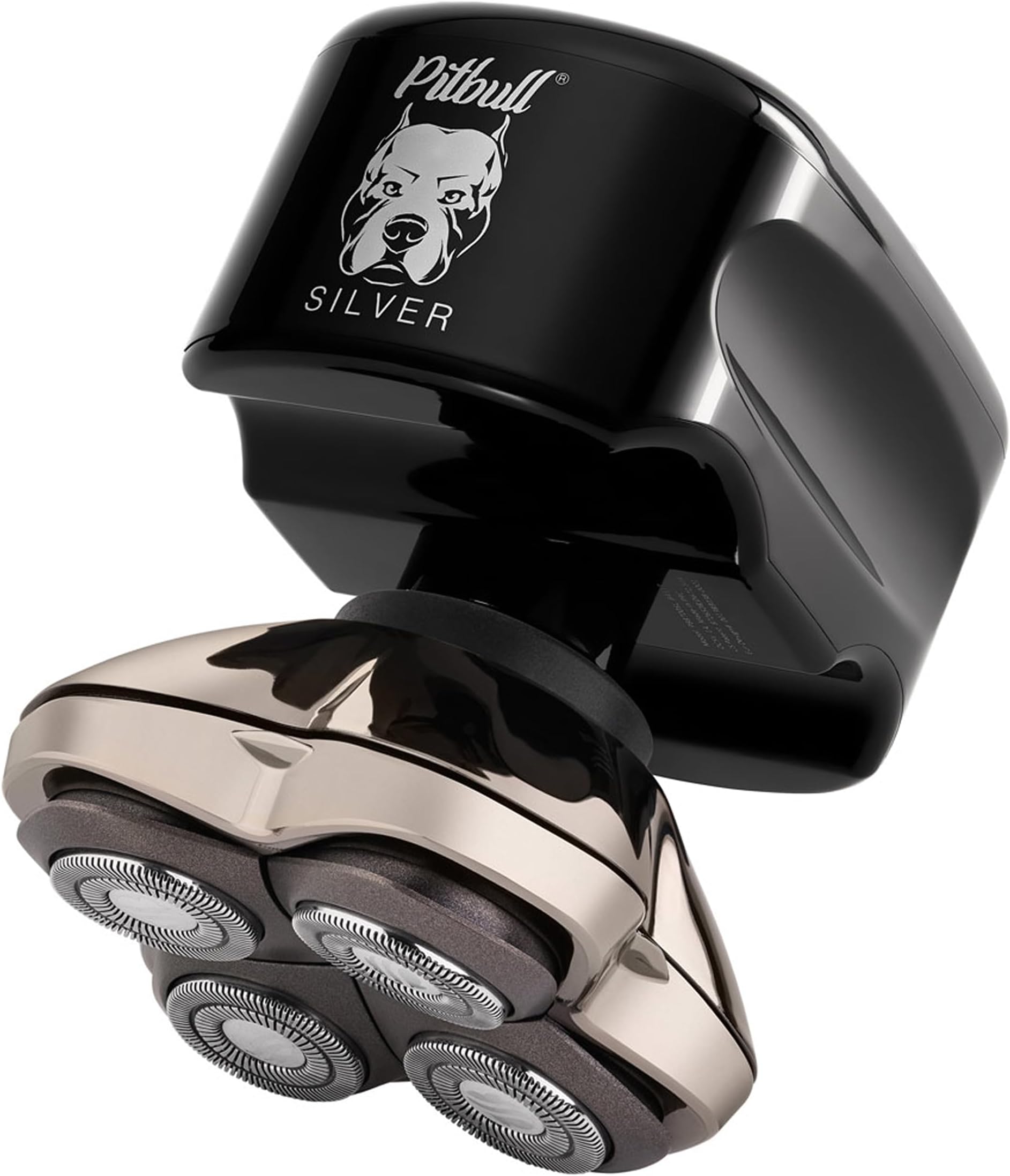 Skull Shaver Pitbull Silver Pro SX5 – Head and Face Shaver – Electric for Men, Wet & Dry, Cordless, Water Resistant – Enhanced Performance