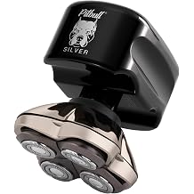 Skull Shaver Pitbull Silver Pro SX5 - Head and Face Shaver - Electric