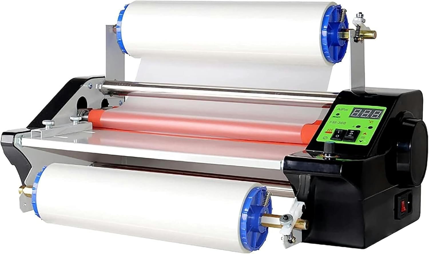 Laminating Machine, Hot Cold Roller Press, 0-35 CM Film Width/0-6 Mm Film Thickness, Adjustable Temperature, for School Office~/