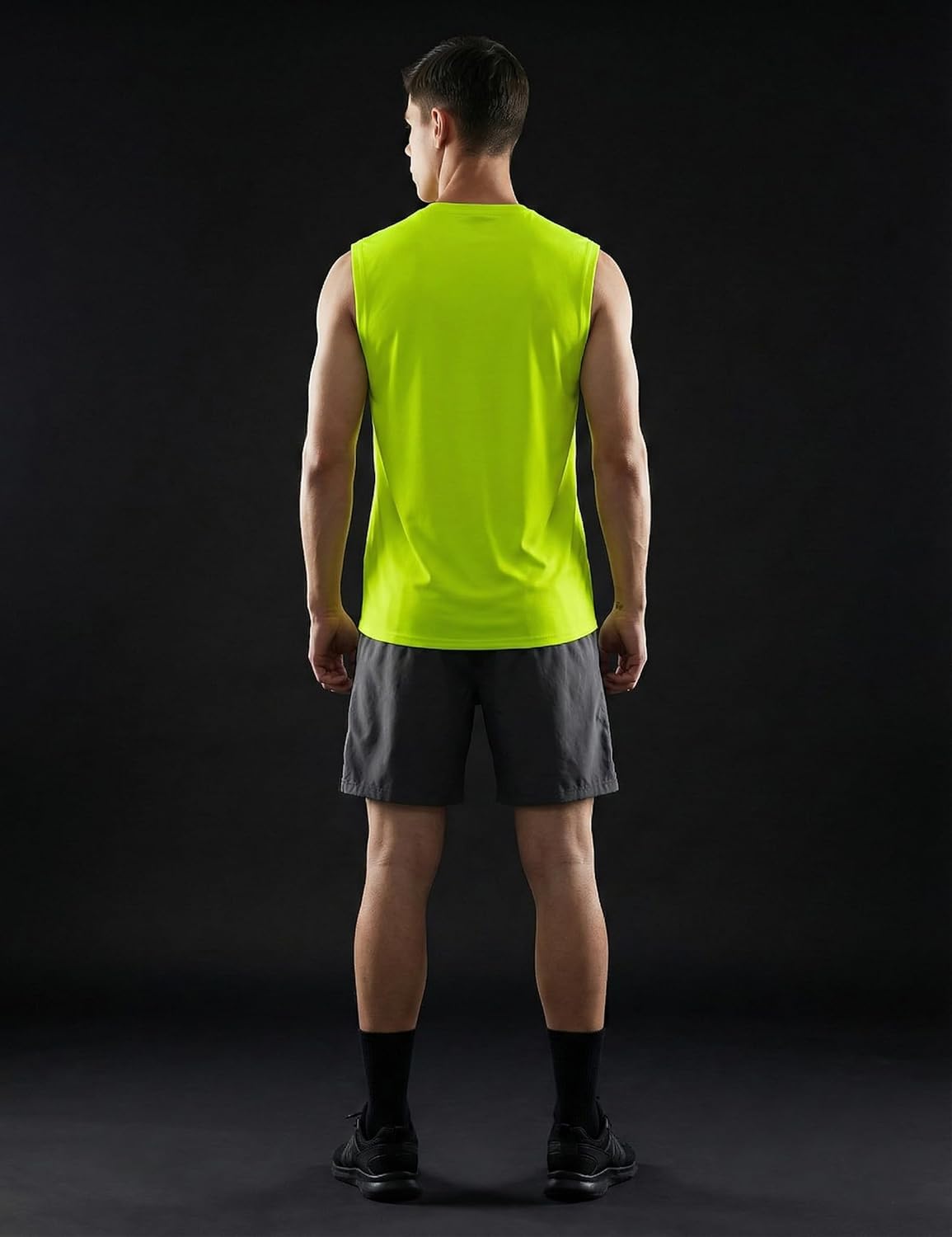 DEMOZU Men’s Quick Dry Sleeveless Workout Swim Shirt Moisture Wicking Athletic Tank Top Big & Tall - Image 6