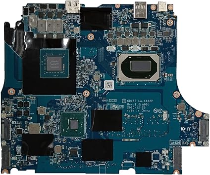 Replacement for Dell G15 5510 Motherboard GDL55 LA-K662P System Board i5-10500H Processor RTX 3050 4GB 0FKTY5 FKTY5