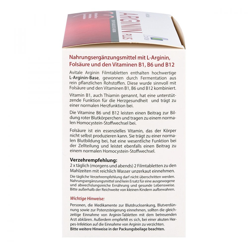 Vitamin B1+B6+B12+Folsäure Filmtabletten 240 stk