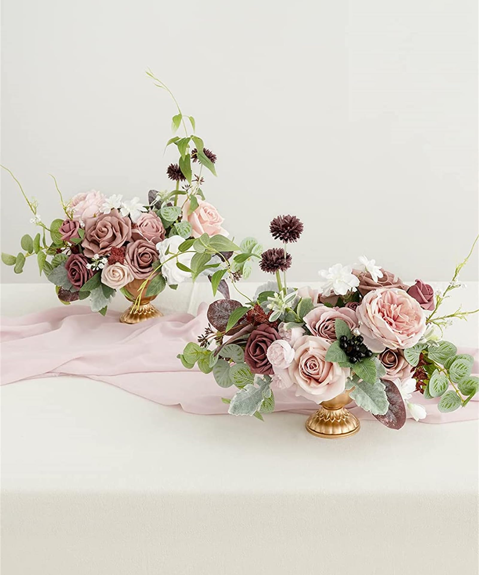 Centrotavola per eventi con sfera di fiori artificiali di lusso grande 40-80CM per decorazioni per matrimoni per feste Bouquet di composizioni floreali con piombo stradale  15