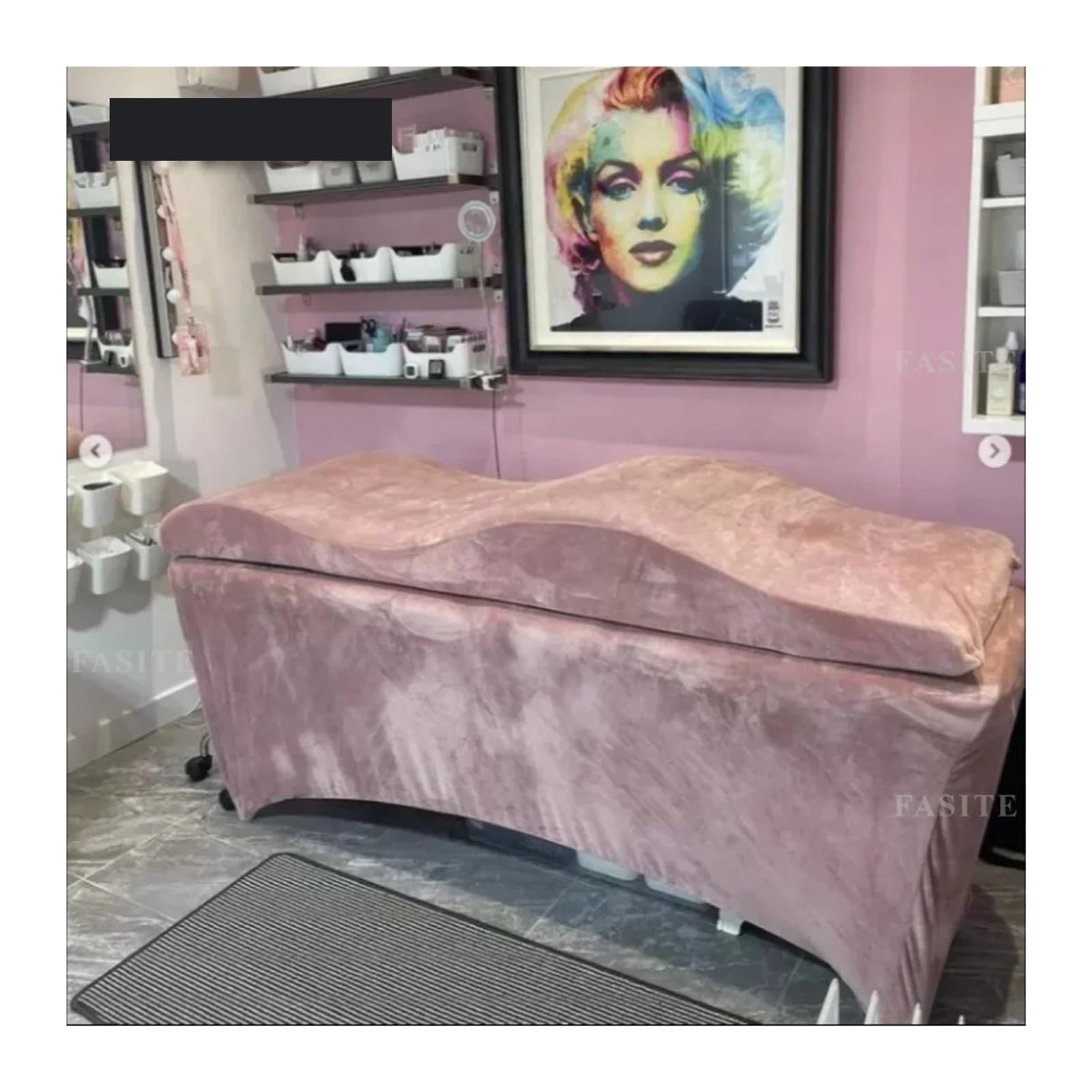 Materasso per Lettino da Massaggio Coprimaterasso Curvo for Letto for Ciglia, Salone di Bellezza, Materasso for for, in Memory Foam for for(A)