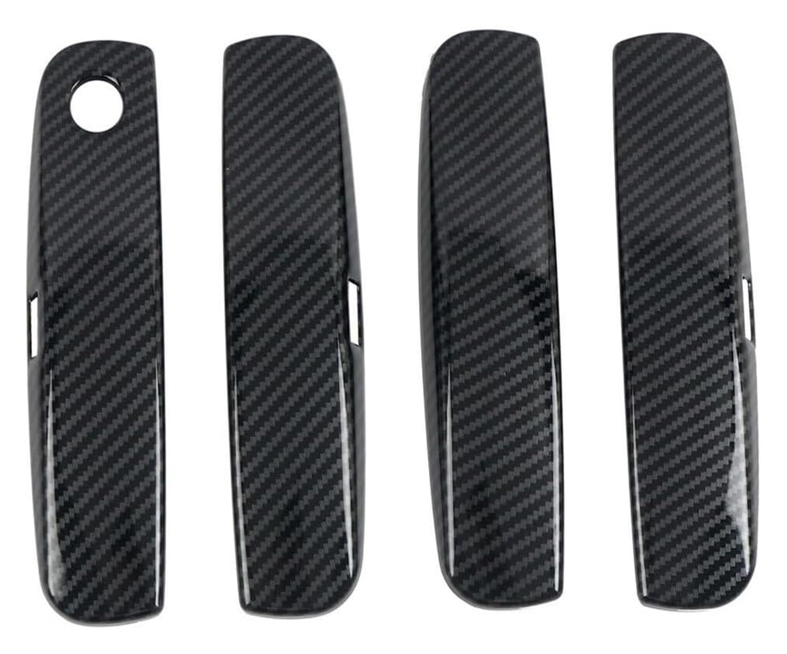 Qwqthgs Rhd Gray Car Exterior Door Handle Cap For Dodge For Charger 2011-2020 4 Pcs/Set Car Front Lef/Right Side Exterior Door Handles Cover Carbon Fiber Sticker(Rhd Gray)