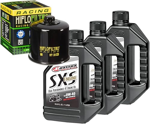 Kit de cambio de aceite compatible con Arctic Cat 500 4X4 Automático TRV Maxima Synthetic 10W-40 2006