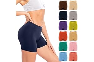 Lightweight Basics for Female: 12-Pack Packs Cotton Stretch Boy shorts
