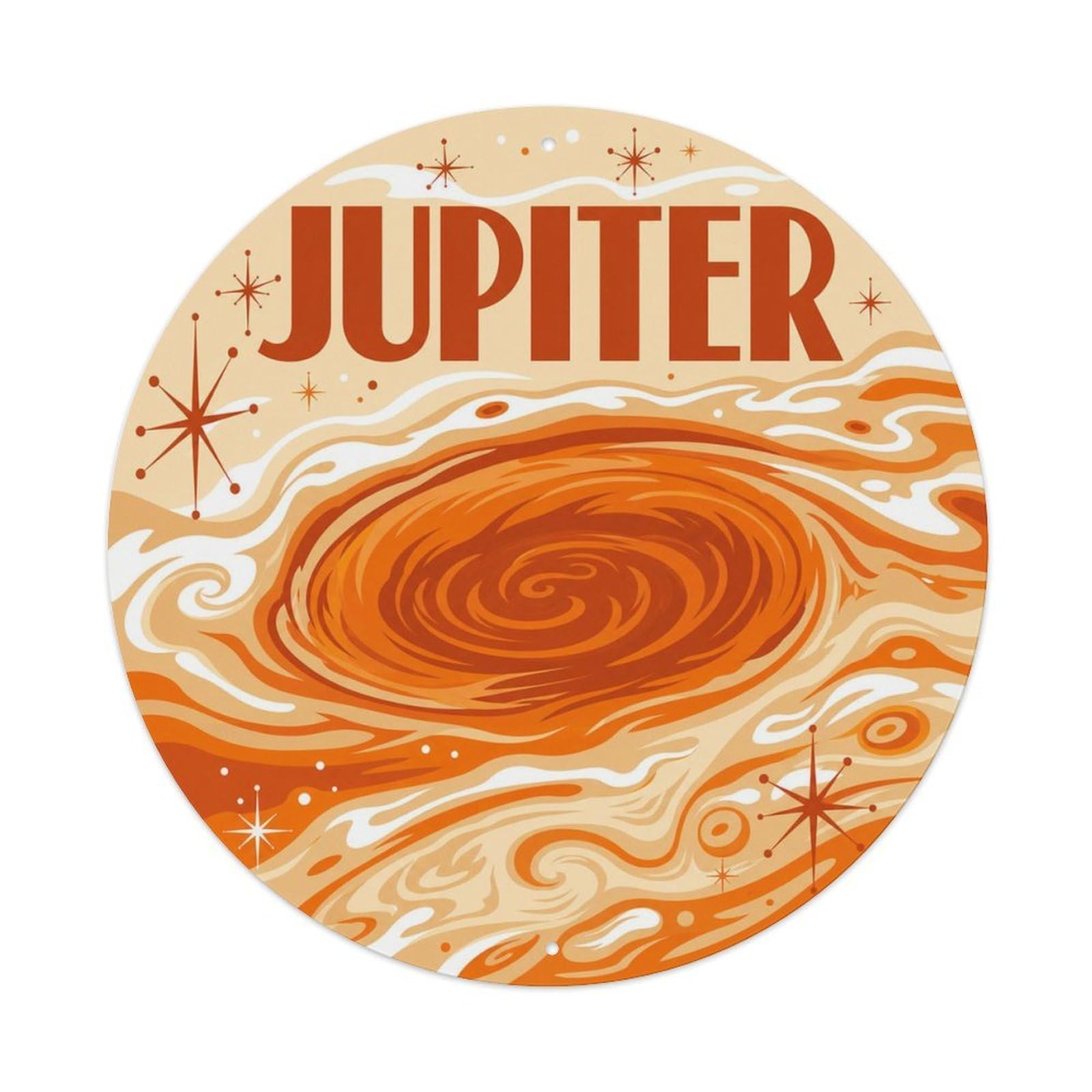 Astronomy Jupiter Gas Giant Solar System Celestial Metal Tin Sign