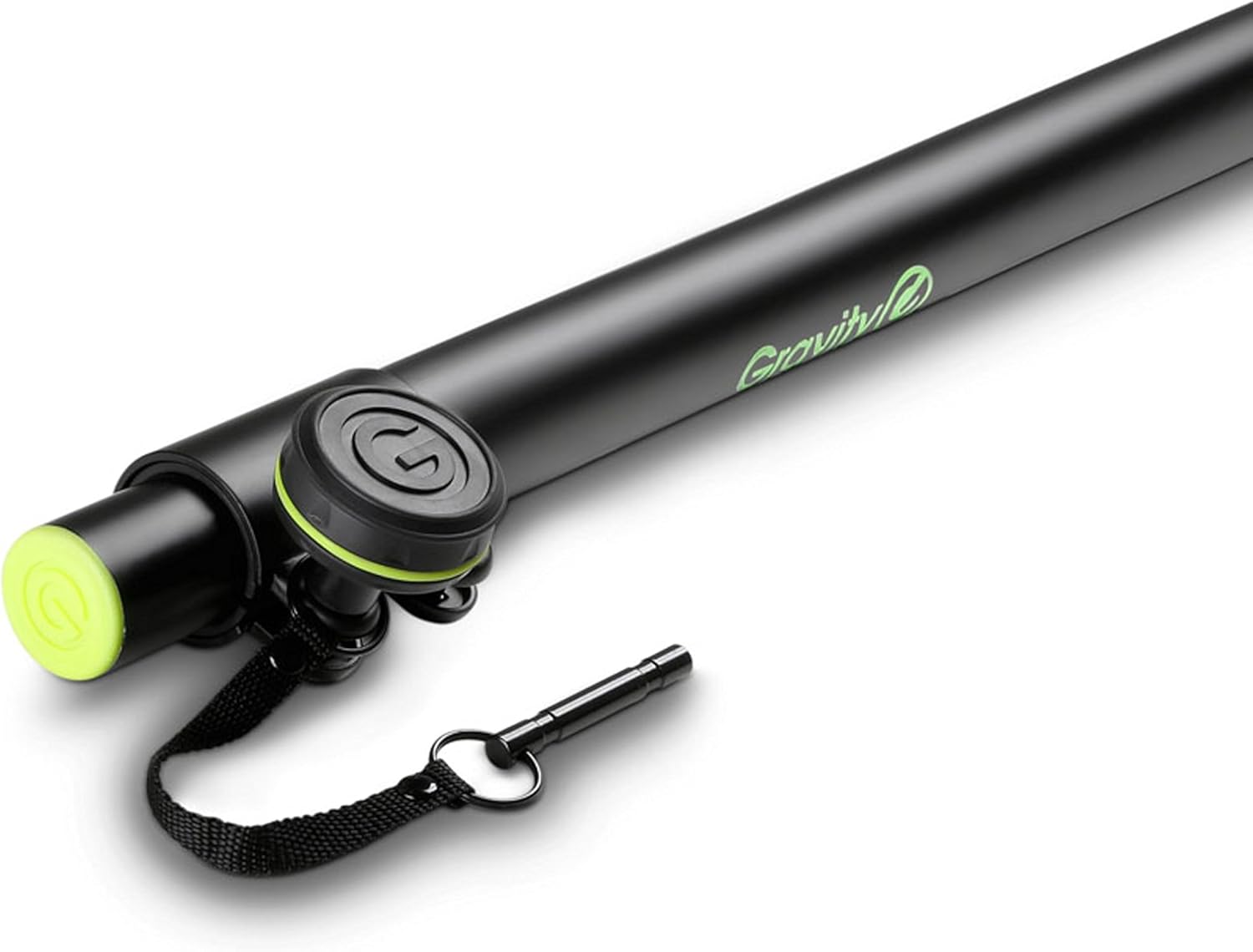 Gravity Speaker Pole SP 2332 B Adjustable Speaker Pole 35 mm to M20 for PA Speakers Height Adjustable, Black