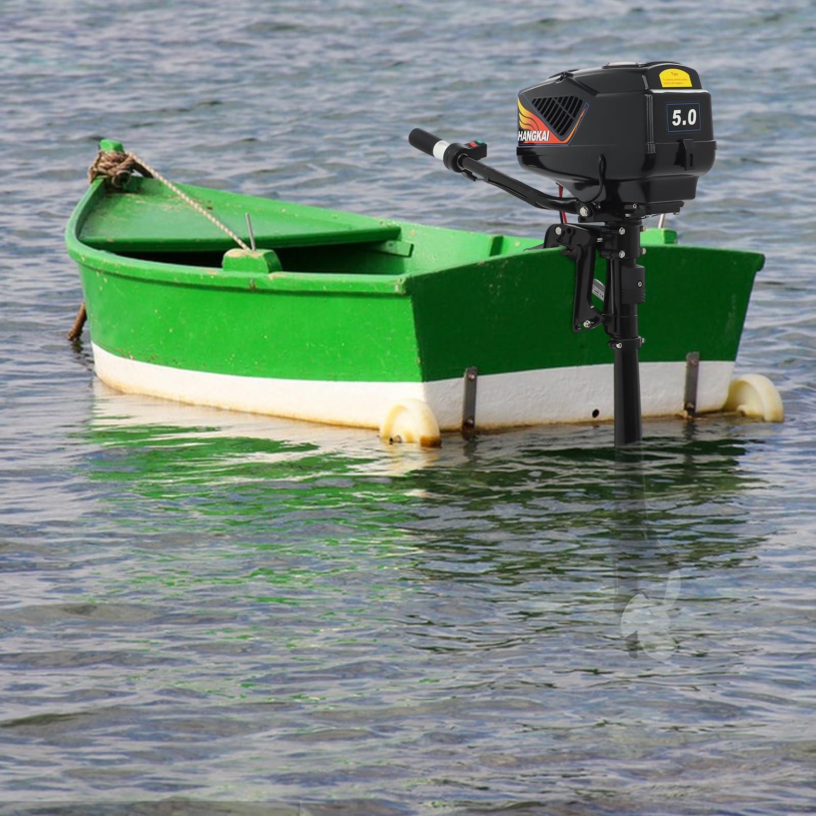 Leiser Elektro Trolling Bootsmotor Elektrischer Außenbordmotor 1200W 48V Bürstenloser Kupfermotor 800kg Schub Kurzwelle für Boote 2-4m Angeln Schlauchboot Fischerboot