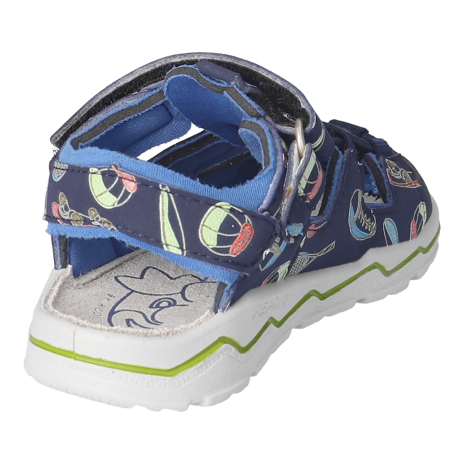 RICOSTA Mädchen und Jungen Sandalen Gery, Kinder Lauflernschuhe, Weite: MITTEL