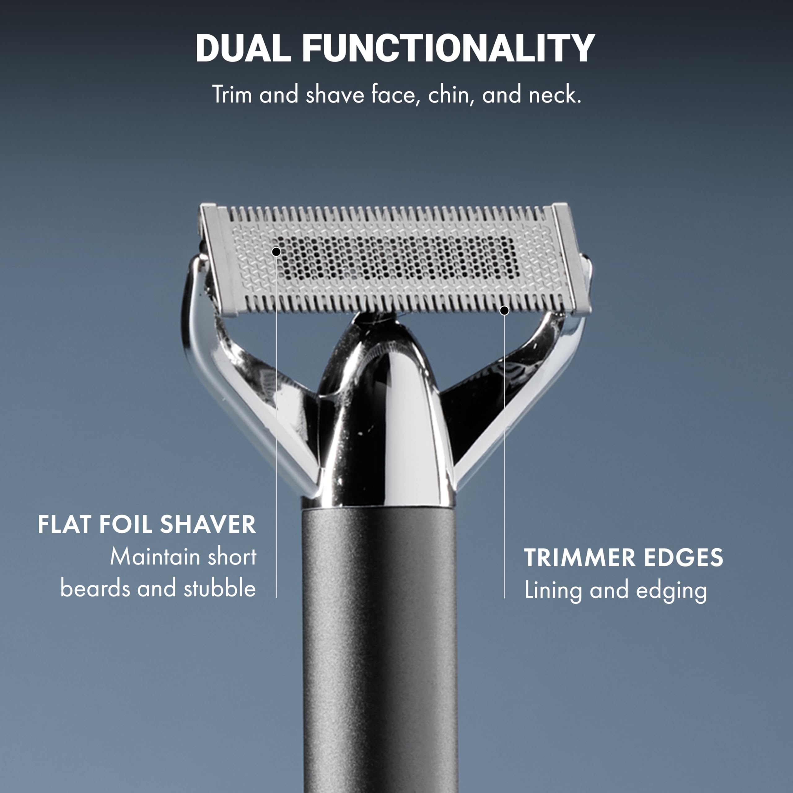 BaByliss MTL Series Electric Razor Including 4 Comb attachments, Storage Bag, Charging Stand and Cable