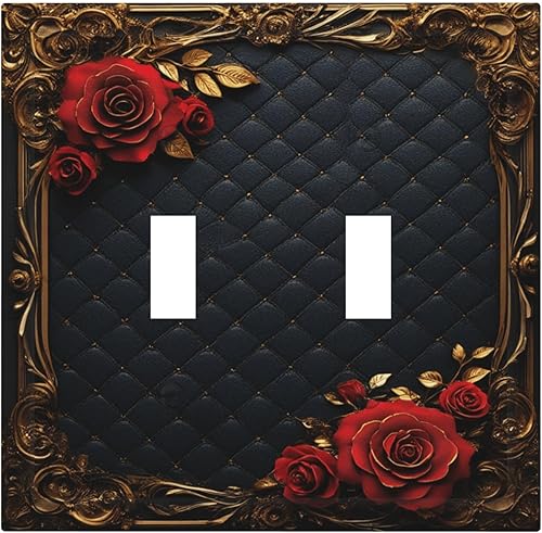 Miniatura 73 de Cubiertas Decorativas para Tomacorrientes Boho Floral Beige Flor y Hoja Botánico 1 Gang Interruptor de Luz Dúplex Placa Cubierta Placas de Boho