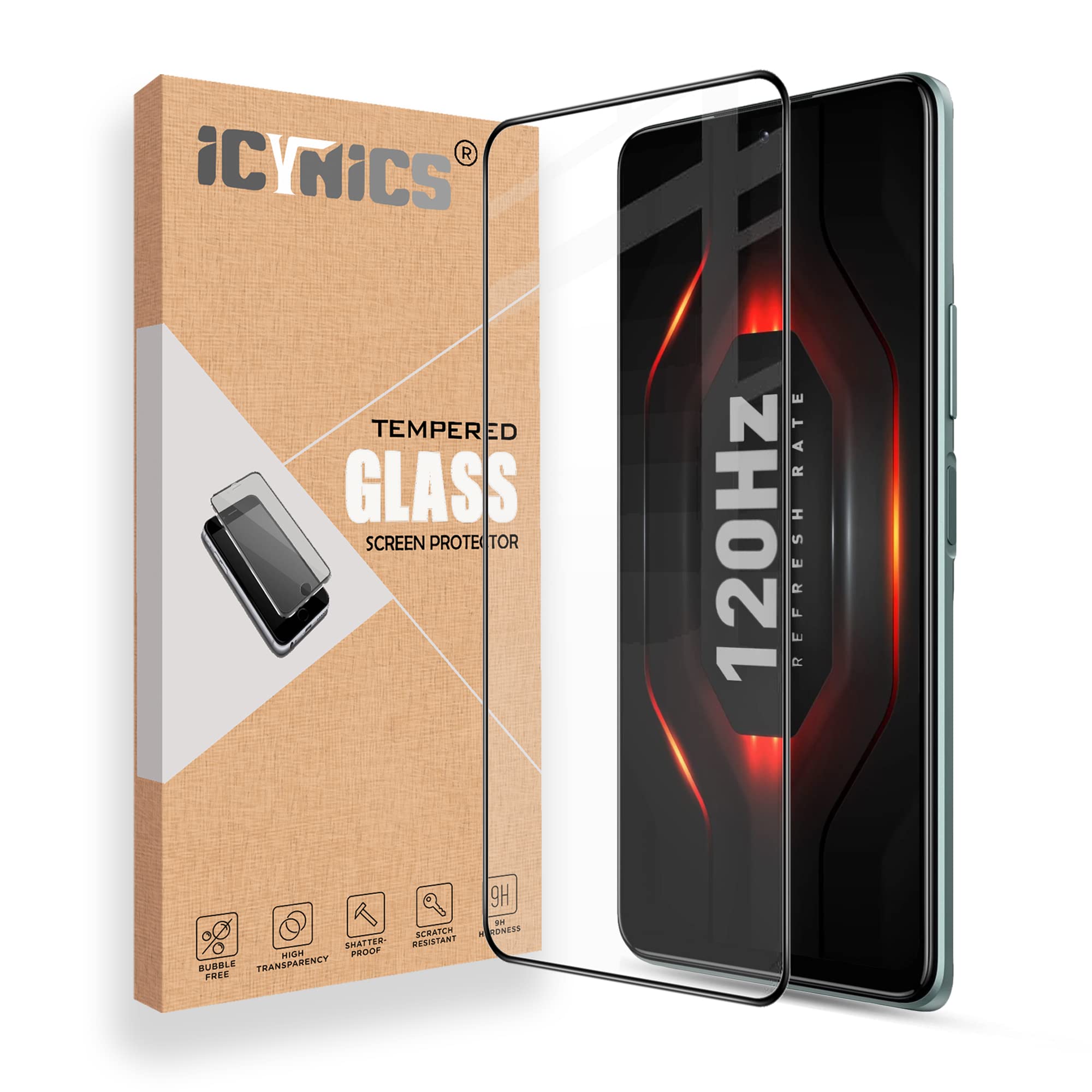 ICYNICS 11D Tempered Glass for Infinix Note 11s Bubble-Free, HD Clear, Anti-Scratch with Edge to Edge Full Screen Coverage & Easy Installation (Pack of 1) (B0BTHY6RQM) Amazon Price History, Amazon Price Tracker