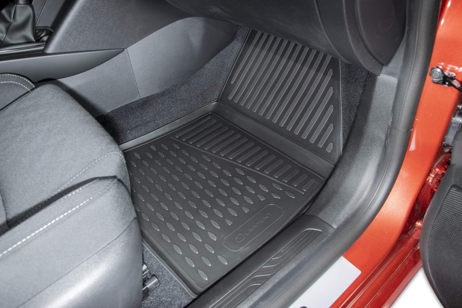 Tappetini 3D In TPE Su Misura Per Renault Megane 4 IV (2016-oggi) – Bordo Alto, Antiscivolo, Inodori, Neri