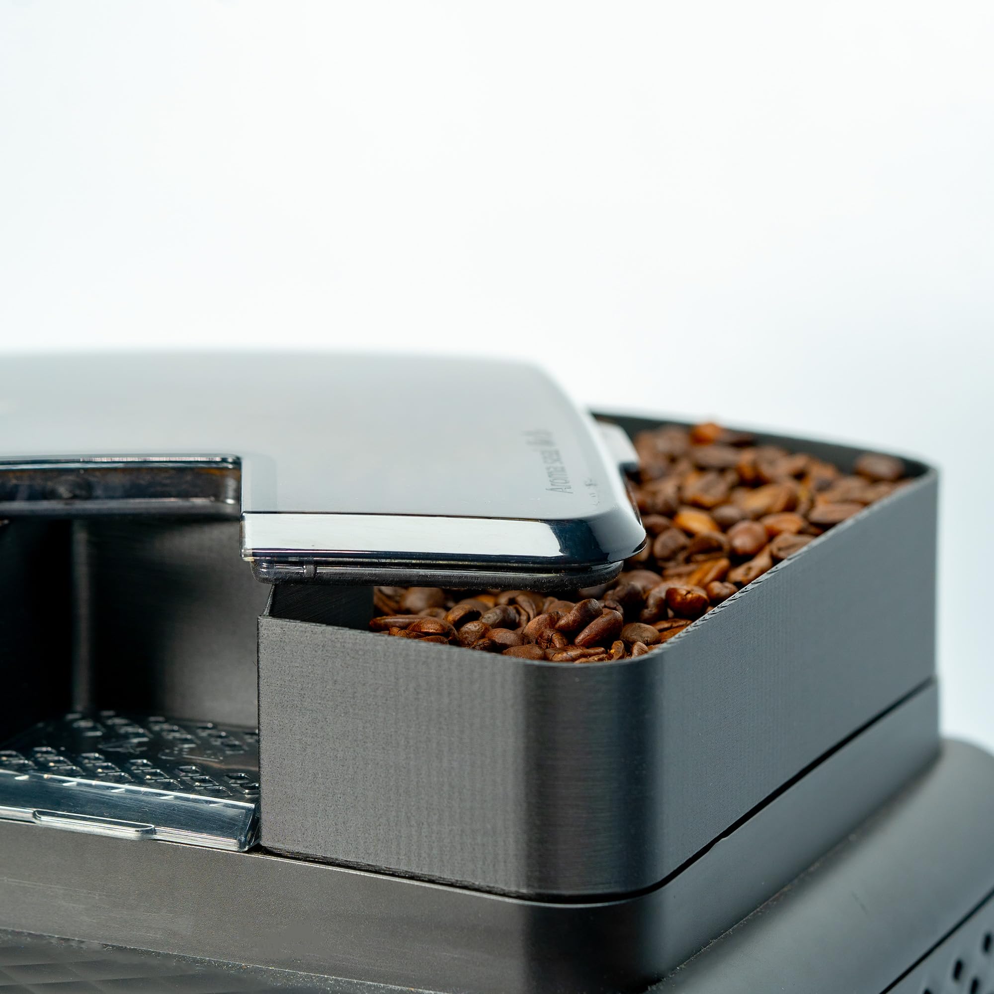 Kaffeebohnen Erweiterung passend für Philips 4400 4300 3200 2200 1200 800 Serie (Smart), Fach/Vergrößerung/Erhöhung für Kaffeebohnen Bohnenbehälter, Zubehör Kaffeemaschine