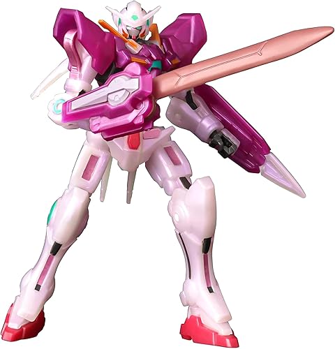 BANDAI Gundam Universe Figura de acción de 4.5 pulgadas Infinity Exclusive - GN-001 Gundam Exia Trans-Am Modo