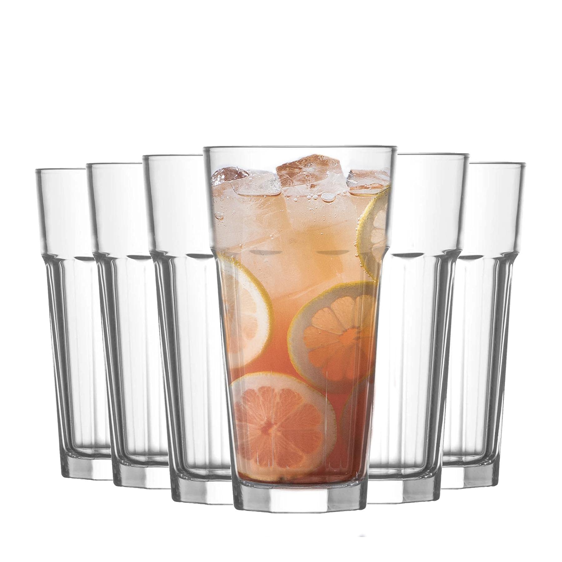 LAV Aras Highball Glasses - 360ml - Clear - Pack of 12