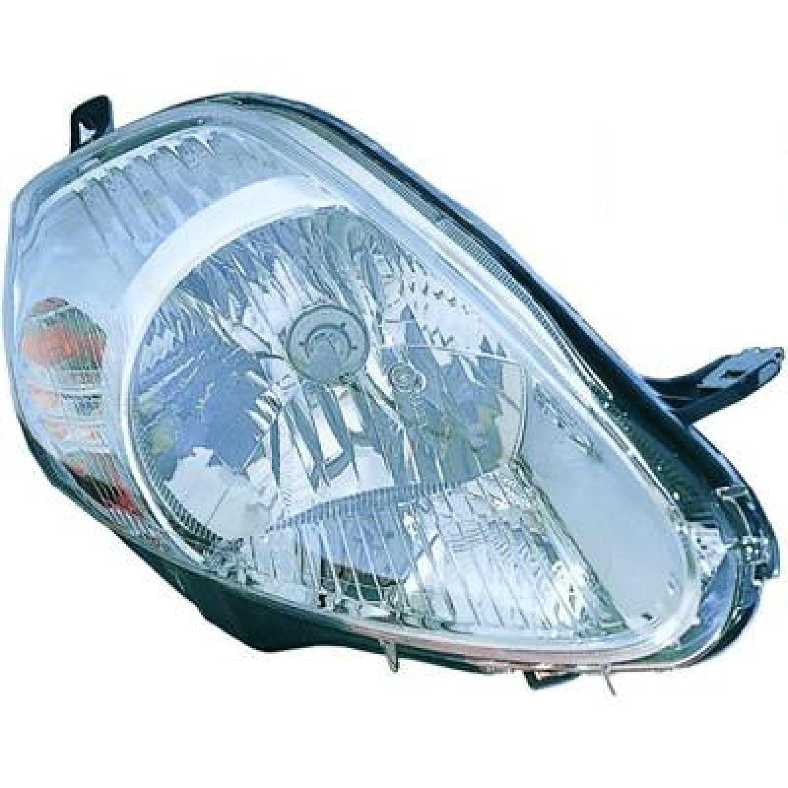 Faro delantero derecho H4 compatible con Abarth GRANDE PUNTO 2005-2008 Halógeno