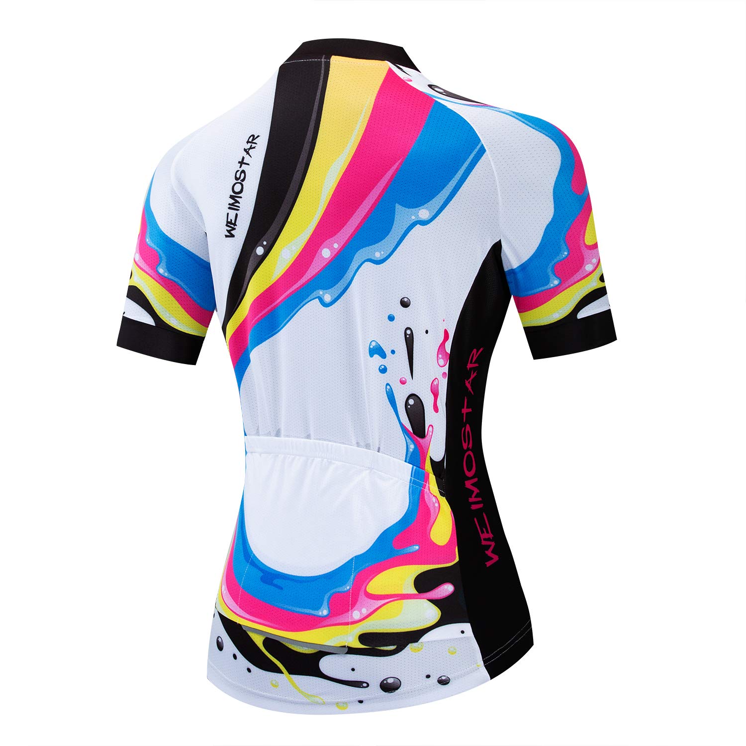 Hotlion Camiseta de ciclismo transpirable de verano para mujer, de secado rápido, manga corta, ropa de ciclismo