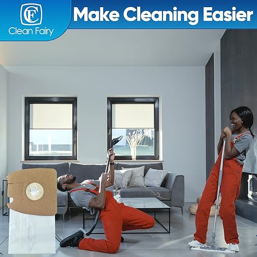 Miniatura 5 de CF Clean Fairy Paquete de 15 bolsas para aspiradora compatibles con Eureka Mighty Mite 3670 3680 4100 S4170 4300-4600 5180 Series modelos de
