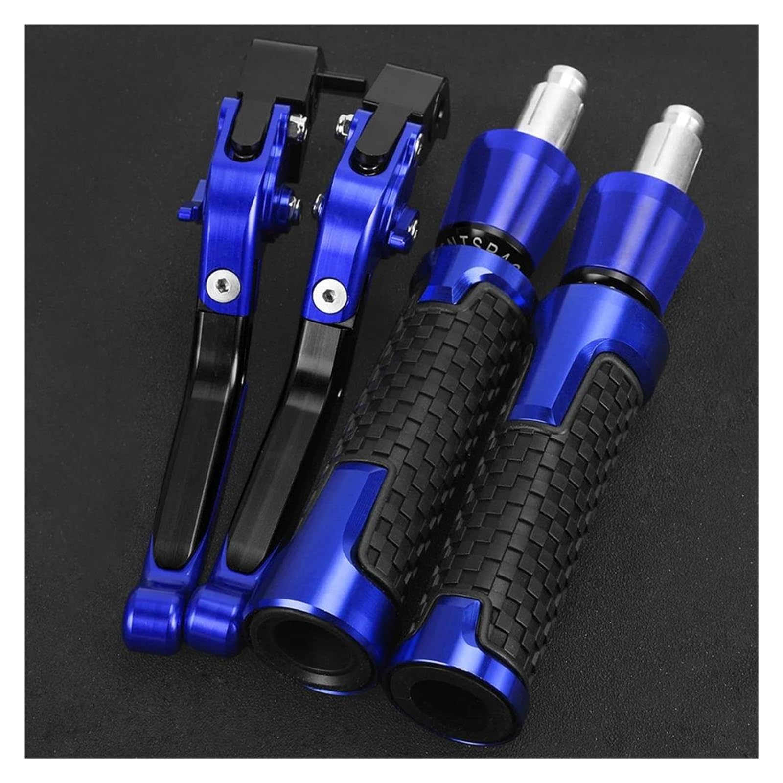 Wajuhjk Blue Motorcycle Accessories Brake Clutch Levers Handle Handlebar Grip Ends For Nc700 Nc700s Nc700x 2012-2013(Blue)
